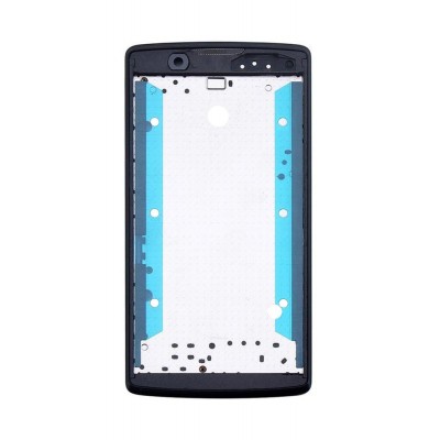 Lcd Frame Middle Chassis For Lenovo A1000 Black By - Maxbhi Com