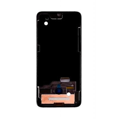 Lcd Frame Middle Chassis For Xiaomi Mi 9 Black By - Maxbhi Com