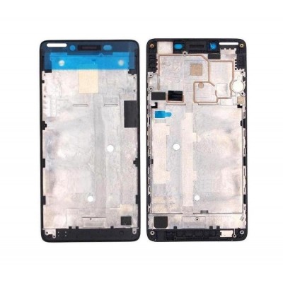 Lcd Frame Middle Chassis For Lenovo A6000 Plus Yellow By - Maxbhi Com