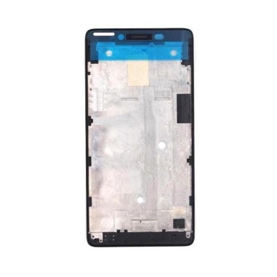 Lcd Frame Middle Chassis For Lenovo A6000 White By - Maxbhi Com