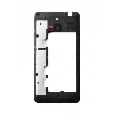 Lcd Frame Middle Chassis For Microsoft Lumia 640 Xl Lte Dual Sim Orange By - Maxbhi Com