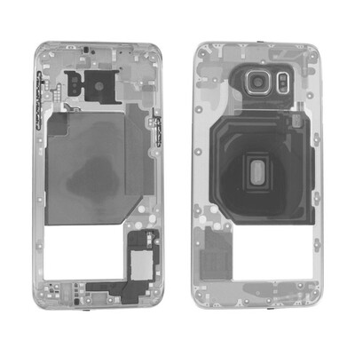 Lcd Frame Middle Chassis For Samsung Galaxy S6 Edge Plus Black By - Maxbhi Com
