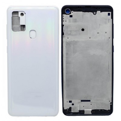 Full Body Housing For Samsung Galaxy A21s White - Maxbhi Com