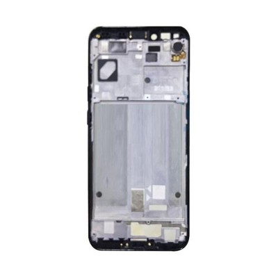 Lcd Frame Middle Chassis For Lenovo K5 Play Blue By - Maxbhi Com