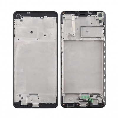 Lcd Frame Middle Chassis For Samsung Galaxy A21s Black By - Maxbhi Com
