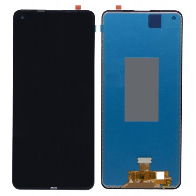 Lcd With Touch Screen For Samsung Galaxy A21s White By - Maxbhi Com