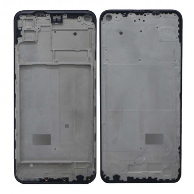 Lcd Frame Middle Chassis For Vivo Y50 Black By - Maxbhi Com