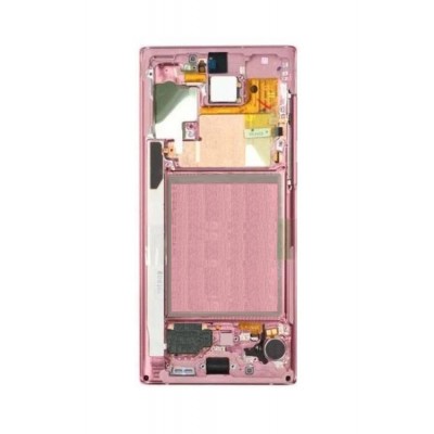 Lcd Frame Middle Chassis For Samsung Galaxy Note10 Pink By - Maxbhi Com