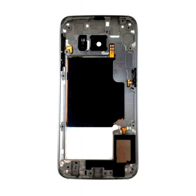 Lcd Frame Middle Chassis For Samsung Galaxy S6 Edge Cdma Blue By - Maxbhi Com