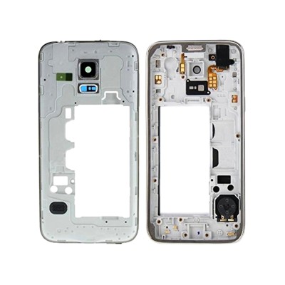 Lcd Frame Middle Chassis For Samsung Smg800f Black By - Maxbhi Com