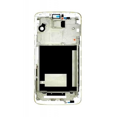 Lcd Frame Middle Chassis For Lg G2 D800 White By - Maxbhi Com