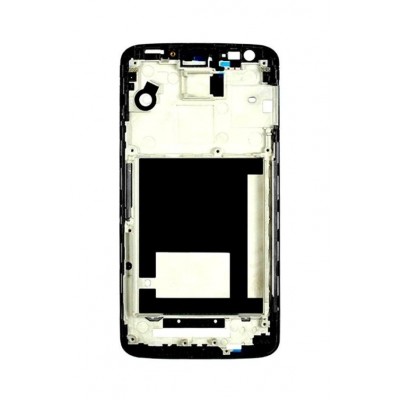 Lcd Frame Middle Chassis For Lg G2 D805 Black By - Maxbhi Com