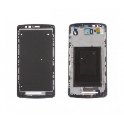 Lcd Frame Middle Chassis For Lg G3 Vs985 Black By - Maxbhi Com