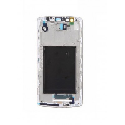 Lcd Frame Middle Chassis For Lg G3 Vs985 White By - Maxbhi Com