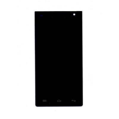 Lcd Frame Middle Chassis For Lava Iris 504q Plus Black By - Maxbhi Com