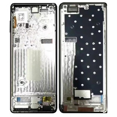 Lcd Frame Middle Chassis For Motorola Edge Plus Grey By - Maxbhi Com