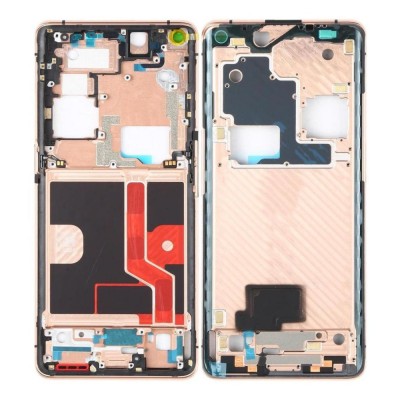 Lcd Frame Middle Chassis For Oppo Find X2 Pro White By - Maxbhi Com