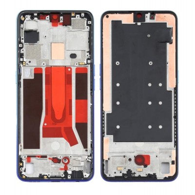 Lcd Frame Middle Chassis For Oppo Reno 3 Blue By - Maxbhi Com