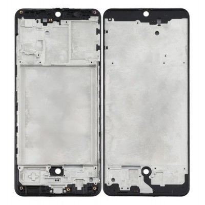 Lcd Frame Middle Chassis For Samsung Galaxy A31 Black By - Maxbhi Com