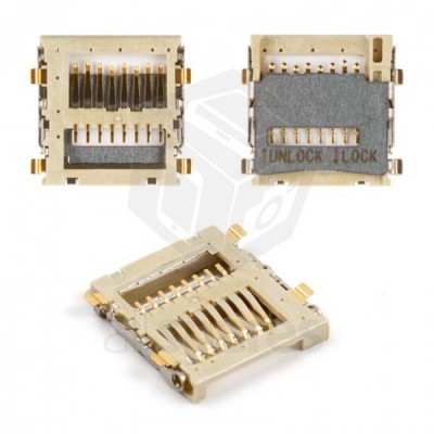 Memory Card Connector For Samsung D880 Duos