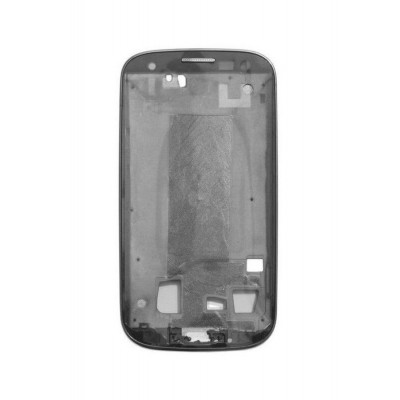 Lcd Frame Middle Chassis For Samsung I9301i Galaxy S3 Neo Black By - Maxbhi Com