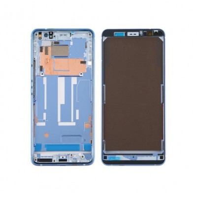 Lcd Frame Middle Chassis For Htc U11 Plus Silver By - Maxbhi Com