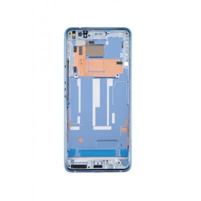 Lcd Frame Middle Chassis For Htc U11 Plus Silver By - Maxbhi Com