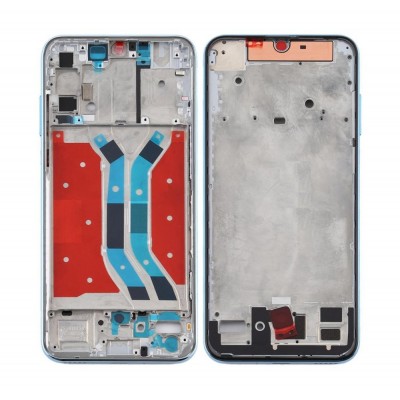 Lcd Frame Middle Chassis For Huawei Y8p White By - Maxbhi Com