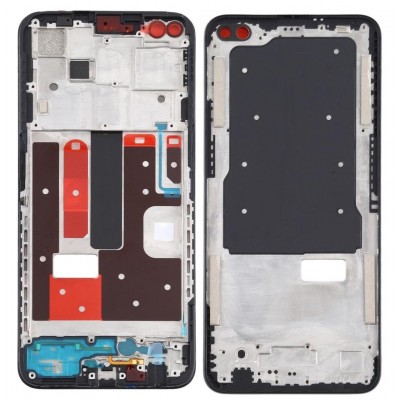 Lcd Frame Middle Chassis For Oppo A92s Black By - Maxbhi Com