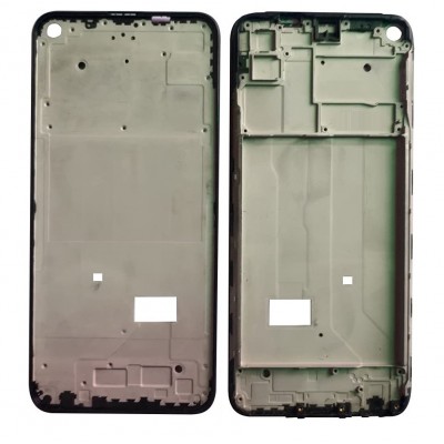 Lcd Frame Middle Chassis For Vivo Y30 Black By - Maxbhi Com