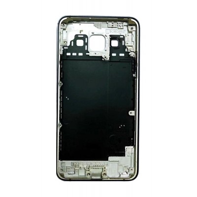 Lcd Frame Middle Chassis For Samsung Galaxy A3 Sma300fu Black By - Maxbhi Com