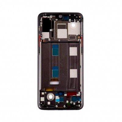 Lcd Frame Middle Chassis For Xiaomi Mi 9 Pro 5g Black By - Maxbhi Com