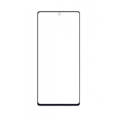 Replacement Front Glass For Samsung Galaxy A Quantum Black By - Maxbhi Com