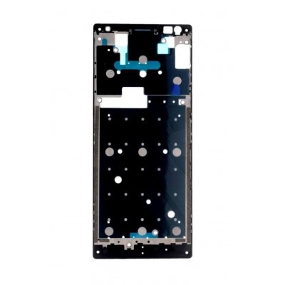 Lcd Frame Middle Chassis For Sony Xperia 10 Plus Silver By - Maxbhi Com