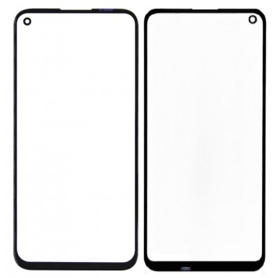 Replacement Front Glass For Huawei P40 Lite E Blue By - Maxbhi Com