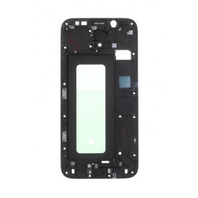 Lcd Frame Middle Chassis For Samsung Galaxy J7 2017 Black By - Maxbhi Com