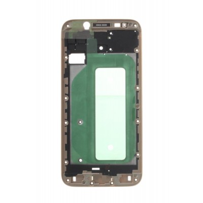 Lcd Frame Middle Chassis For Samsung Galaxy J7 2017 Gold By - Maxbhi Com
