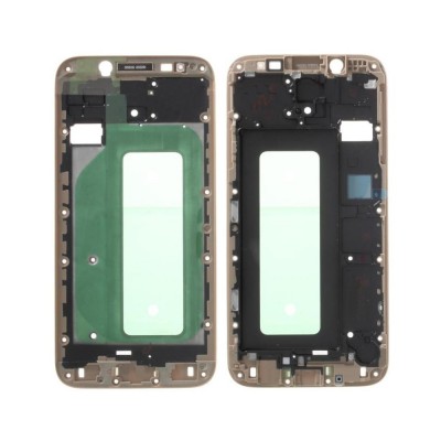 Lcd Frame Middle Chassis For Samsung Galaxy J7 2017 White By - Maxbhi Com