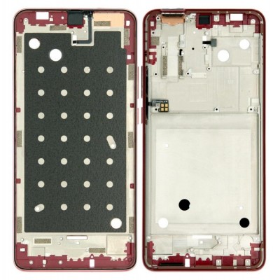 Lcd Frame Middle Chassis For Motorola One Hyper Amber By - Maxbhi Com