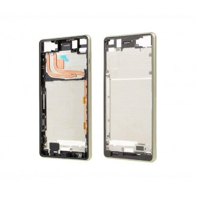 Lcd Frame Middle Chassis For Sony Xperia X Performance Gold By - Maxbhi Com