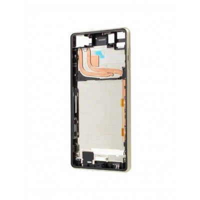 Lcd Frame Middle Chassis For Sony Xperia X Performance Rose Gold By - Maxbhi Com