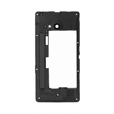 Lcd Frame Middle Chassis For Nokia Lumia 730 Dual Sim Rm1040 Orange By - Maxbhi Com