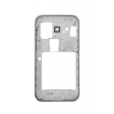 Lcd Frame Middle Chassis For Samsung Core Prime Smg360bt White By - Maxbhi Com