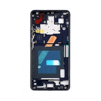 Lcd Frame Middle Chassis For Nokia 9 Pureview Black By - Maxbhi Com