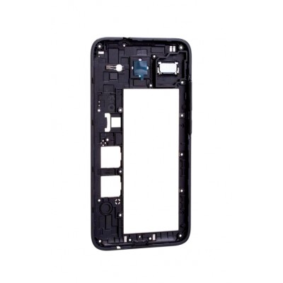 Lcd Frame Middle Chassis For Huawei Y3 2017 Blue By - Maxbhi Com