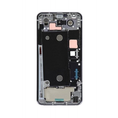 Lcd Frame Middle Chassis For Lg Stylo 5 Black By - Maxbhi Com