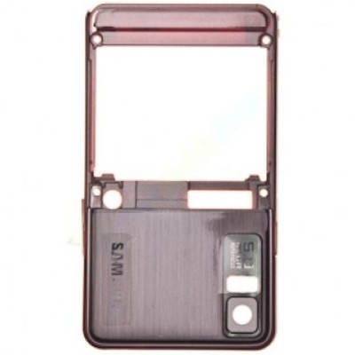 Back Cover For Samsung F480 Pink - Maxbhi Com