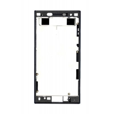 Lcd Frame Middle Chassis For Sony Xperia X Compact Black By - Maxbhi Com