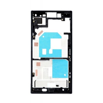 Lcd Frame Middle Chassis For Sony Xperia X Compact Black By - Maxbhi Com