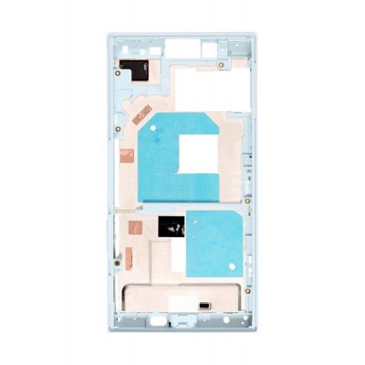 Lcd Frame Middle Chassis For Sony Xperia X Compact Blue By - Maxbhi Com
